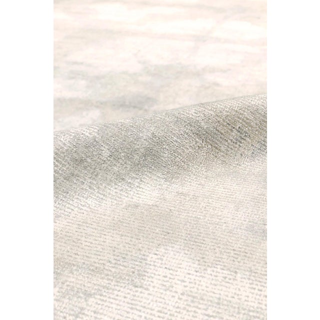 Pasargad Home Shibori Ivory Area Rug- 9' 0'' X 12' 0'' For Sale - Image 4 of 6