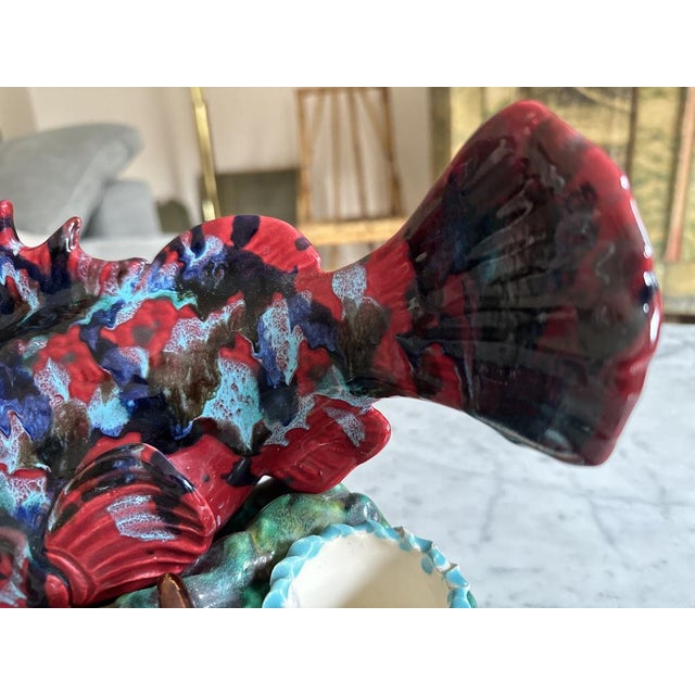 Ceramic Fish in the style of Vallauris, 1950s For Sale - Image 11 of 16