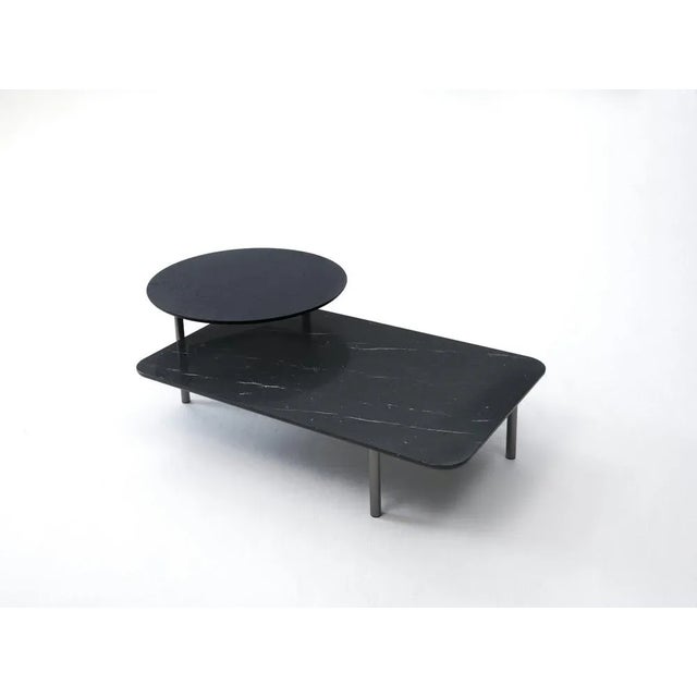 Patricia Urquiola Nero Marble Bitop Coffee Table by Rodolfo Dordoni For Sale - Image 4 of 10
