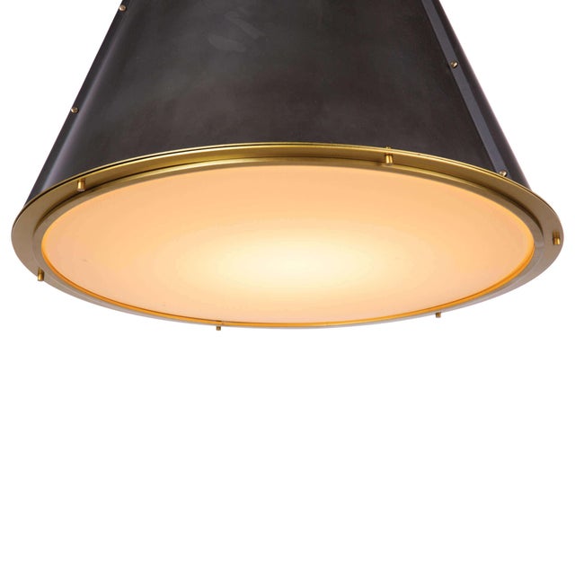 Not Yet Made - Made To Order Regina Andrew French Maid Chandelier Large in Black For Sale - Image 5 of 8
