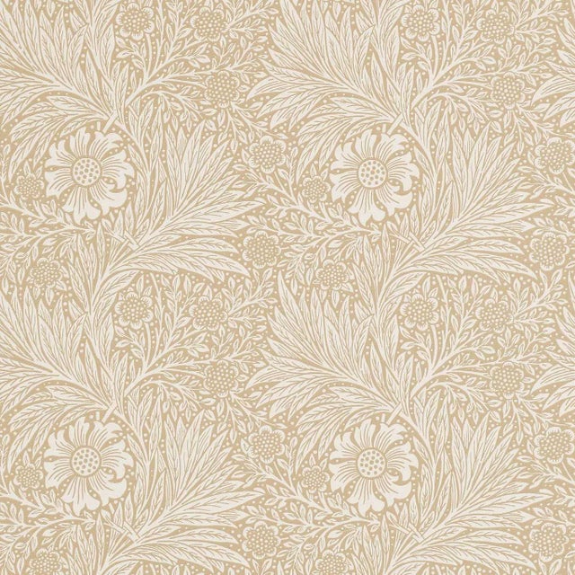 Morris & Co Marigold Wallpaper in Manilla - a Sample For Sale