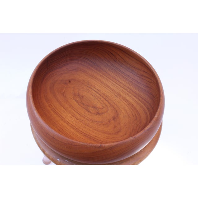 Large Teak Bowl by Kay Bojesen For Sale - Image 9 of 15