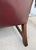 Pair of Vintage Maroon Leather Wingback Chairs by Classic Leather For Sale - Image 17 of 17