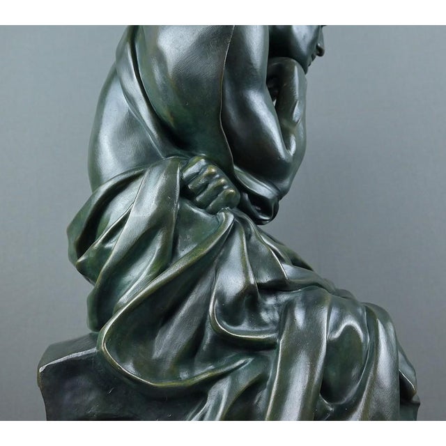 Chiparus, Sculpture The Thinker, 1890s, Bronze For Sale - Image 15 of 18