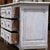 19th Century French Louis XVI Carved Painted Commode With Medallion Drawers For Sale - Image 10 of 11