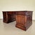 Chesterfield Double Sided Mahogany Desk with Leather Top For Sale - Image 6 of 10