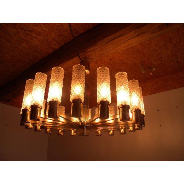 Mid-Century Chrome 20-Arm Sputnik Chandelier, 1960s-1970s For Sale - Image 9 of 18