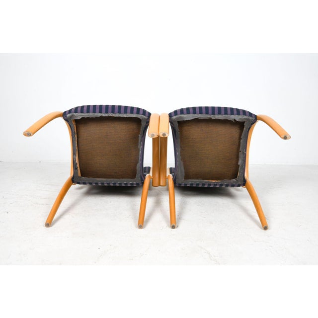 Wood Pair of Vintage Lounge Chairs From Finland For Sale - Image 7 of 8