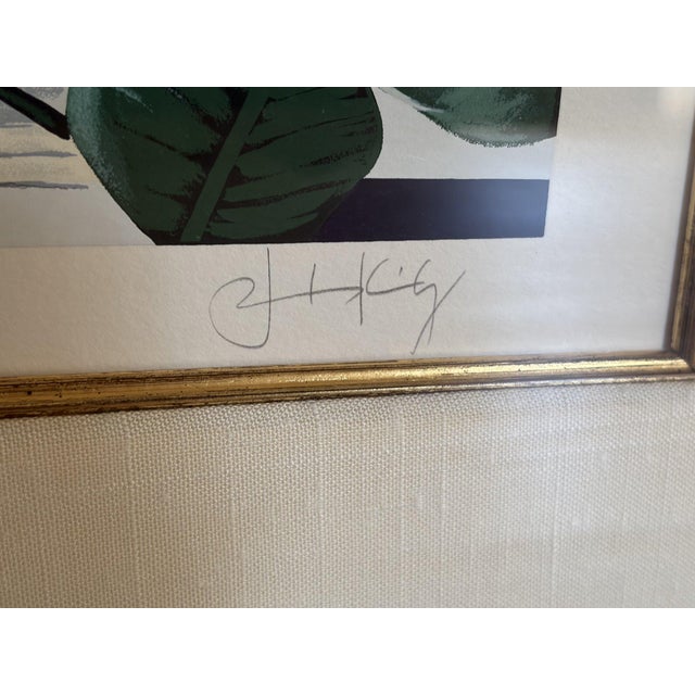 John Kiraly John Kiraly "Positano Moon" Signed Limited Edition Serigraph 35/200, Framed For Sale - Image 4 of 7