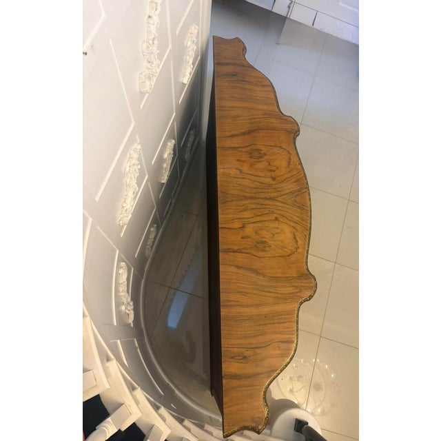 Antique Serpentine Marquetry 4-Door Credenza, 1860s For Sale - Image 11 of 18
