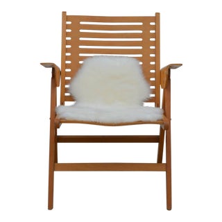 1950s Vintage Niko Kralj Folding Rex Lounge Chair For Sale