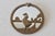 Mid-Century Modern Vintage Brass Round Wall Mirror Duck Farmhouse Details For Sale - Image 3 of 9