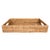 Artifacts Rattan Rectangular Tray with Cutout Handles in Honey Brown - 17" x 12" For Sale - Image 4 of 4