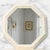 Vintage Huge Plaster Stone Like Octagonal Post Modern Organic Wall Mirror For Sale In West Palm - Image 6 of 13