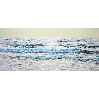 Light. Ocean.Original Modern Hand Painting For Sale