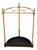 Edwardian Brass Umbrella Stand, Dog Tooth Tray, English, 1900 For Sale