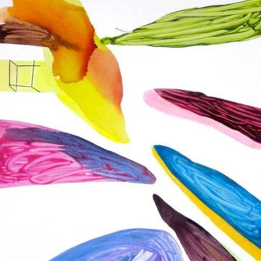 Abstract Laura Newman "Touch" Painting For Sale - Image 3 of 4