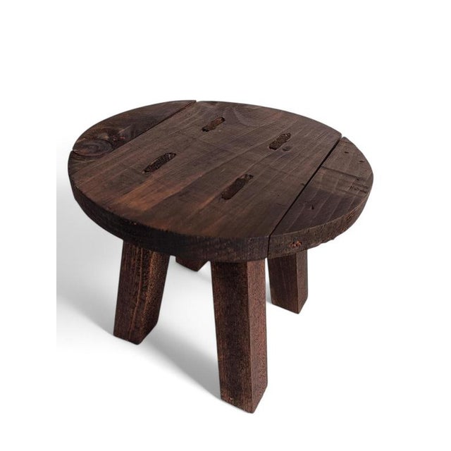 Wood French Wooden Stool For Sale - Image 7 of 16