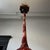 Oiseau Floor Lamp in Lacquered Red Goatskin Parchment from Aldo Tura, Italy, 1950s For Sale - Image 12 of 18