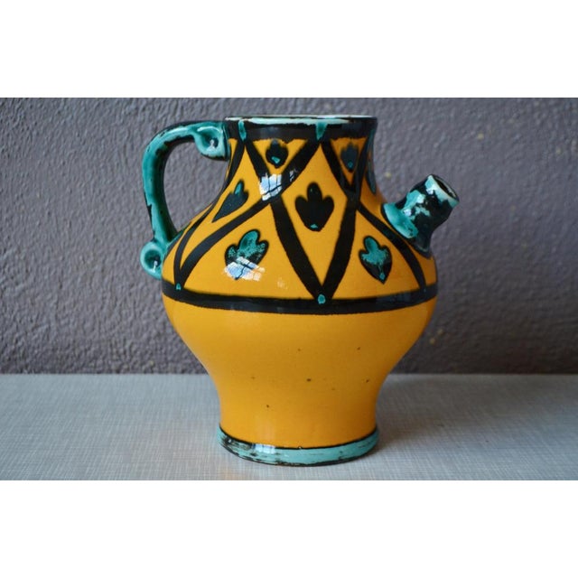 Vintage Colorful Jug from Saint Clément For Sale - Image 15 of 15