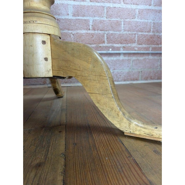 19th Century Swedish Gustavian Tilt-Top Table in Bleached Pine For Sale - Image 12 of 15