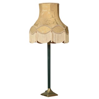 Tall Brass Corinthian Column Table Lamp, 1890s For Sale