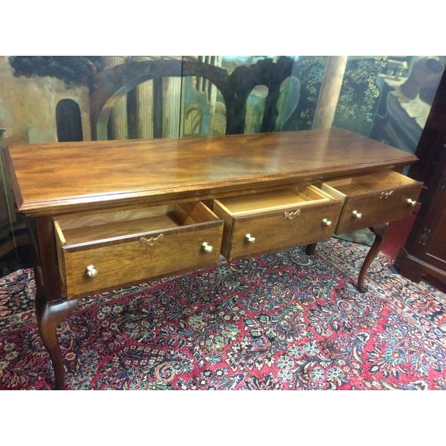 Brown Vintage Buffet, Sideboard, Councill Craftsmen Furniture For Sale - Image 8 of 15