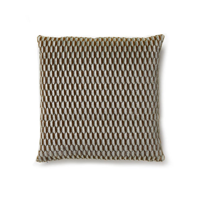 Contemporary The House of Scalamandré Allegra Velvet Pillow, Mineral For Sale - Image 3 of 3