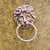 Late 20th Century Vintage Castilian Imports Regency Tole Cachepot With Crane & Monkey Medallion, Lion Head Handles For Sale - Image 5 of 10