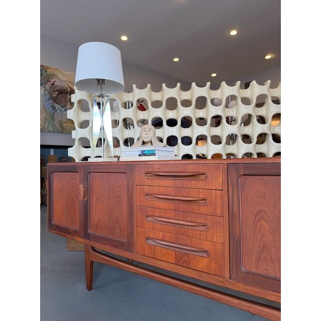 Vintage G-Plan Teak Credenza For Sale In Los Angeles - Image 6 of 10
