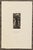 Elizabeth price (British, 1903-1964) "St John the Baptist" wood engraving, unsigned. Matted in an older mat with the...