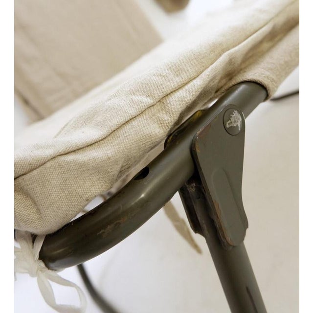 Beige French Army Camp Bed, 1970s For Sale - Image 8 of 14