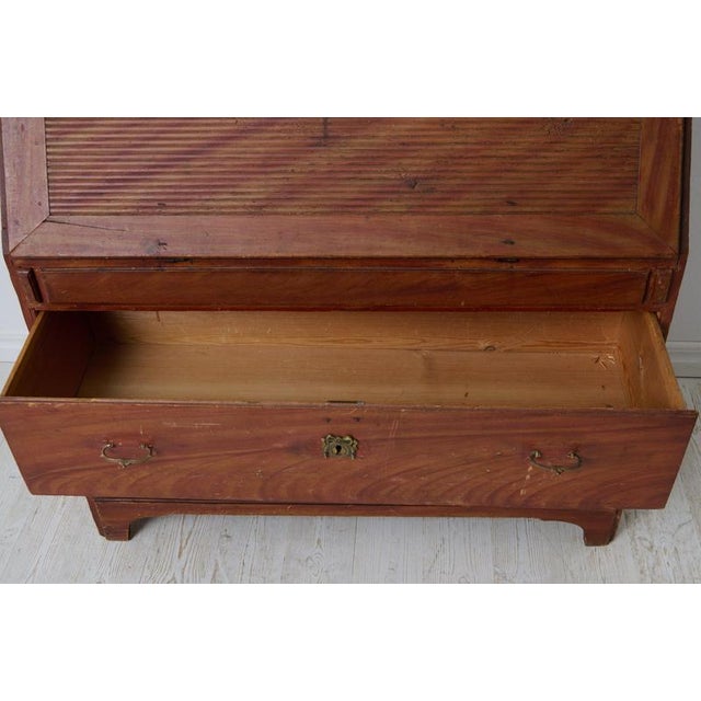 Antique Swedish Country House Secretaire, 1840 For Sale - Image 13 of 15