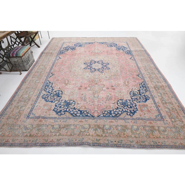 1960s Handmade wool and cotton rug in Turkish Anatolian Small Rug, Vintage Doormat Rug, Turkish Vintage Decorative Rug,...