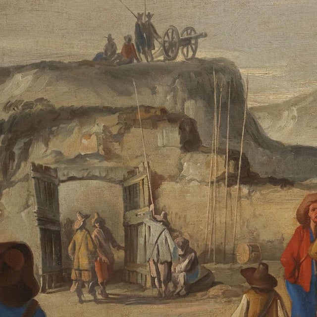 Waiting for the Battle, Oil on Canvas For Sale - Image 8 of 16