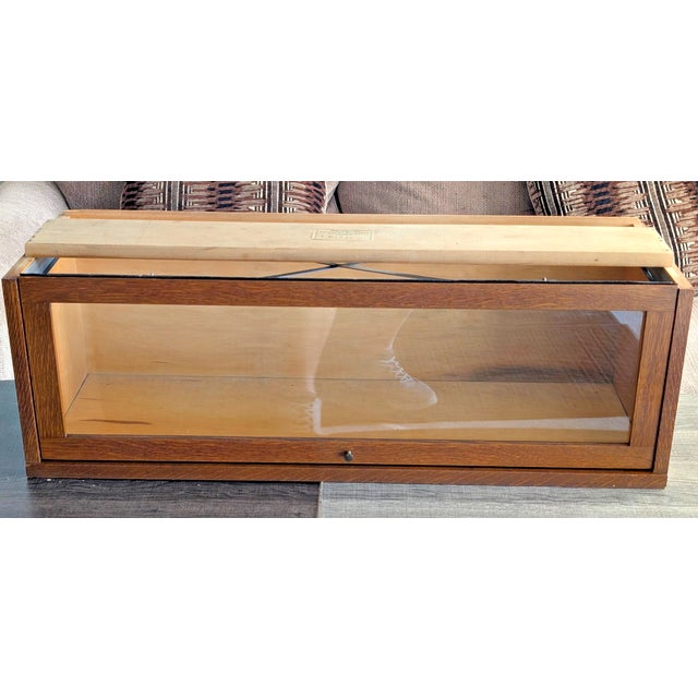 Antique Globe--Wernicke 3 Section Oak Barrister Bookcase E 01240 Circa 1910 For Sale - Image 9 of 14