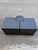 Chest of Drawers with Black Leather Stool by Guido Faleschini for I4 Mariani, 1970, Set of 3 For Sale - Image 9 of 12