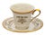 Lenox 1900s Lenox "Castle Garden" Footed Cups & Saucers; Set/12 For Sale - Image 4 of 10