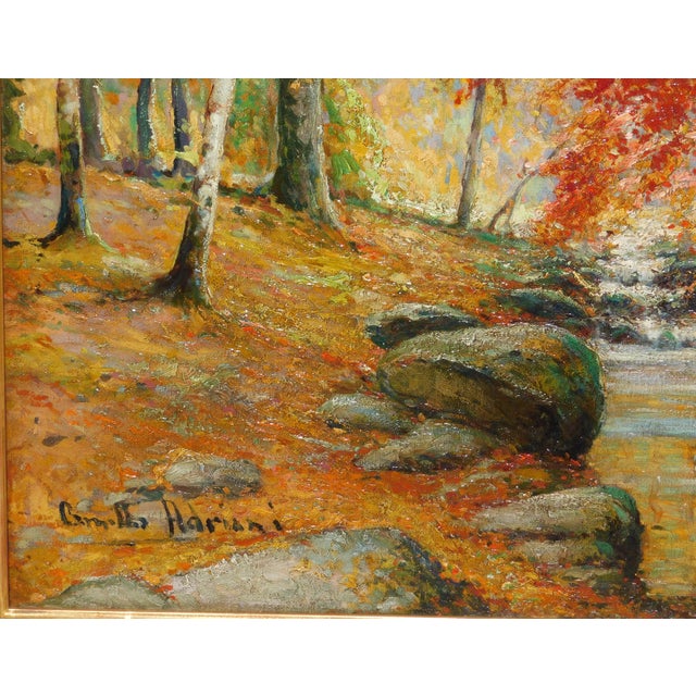 Vintage early 20th century oil painting on board by Camillo Adriani (1908-1990), signed lower left, image size 30 x 40,...