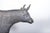 American Vintage Weathered Galvanized Cow Weathervane Sculpture For Sale - Image 3 of 7