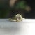 1990s 18k Gold Hexagonal Diamond Hand Engraved Ring, Size 6 For Sale - Image 12 of 15