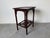 1960’s Vintage Chinese-Style Carved Mahogany Side Table With Pierced Gallery Top For Sale - Image 9 of 12