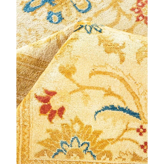 Textile Eclectic, One-of-a-Kind Hand-Knotted Area Rug in Ivory, 8' 1" x 10' 8" For Sale - Image 7 of 8