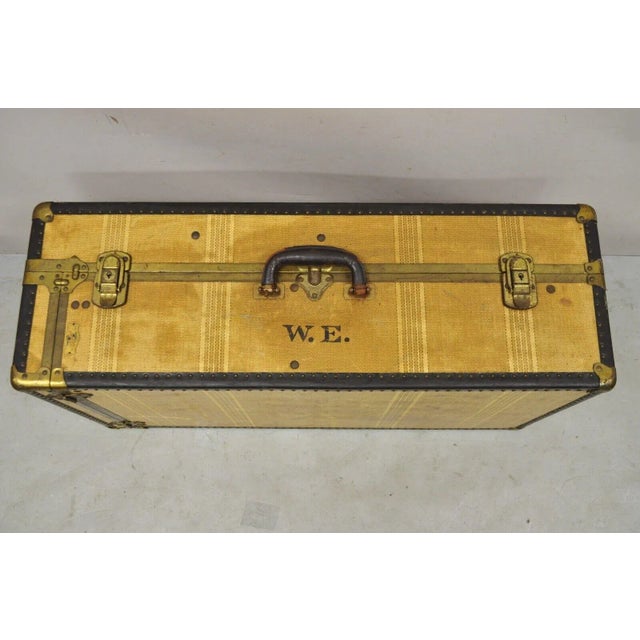 Early 20th Century Antique Overland Fitted Steamer Trunk Luggage Chairish