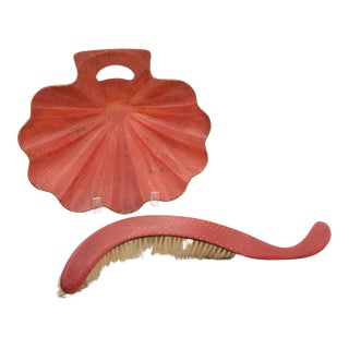 19th Century Crumber and Brush in Papier-Mâché in the Chinese Style For Sale