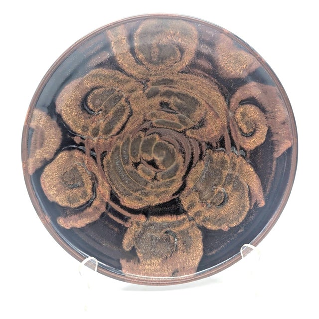 1990s Studio Pottery Glazed Stoneware Plates, Lates, Set of 9 For Sale - Image 15 of 17