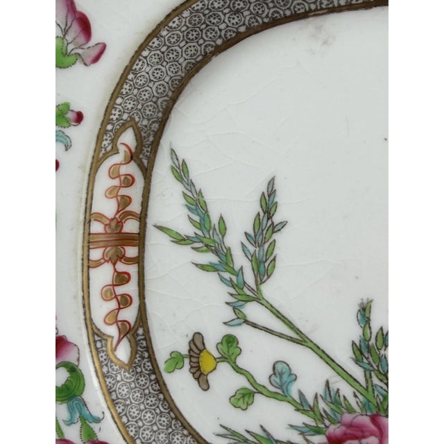 Antique English Porcelain Serving Platter from Befos, 1800s For Sale - Image 7 of 10