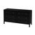 Black Nora 60 in W. Rectangular Wood 6 Drawer Dresser, Antique Coffee For Sale - Image 8 of 8