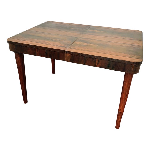 Czechoslovakian Extendable Dining Table by Jindřich Halabala for Up Závody, 1950s For Sale