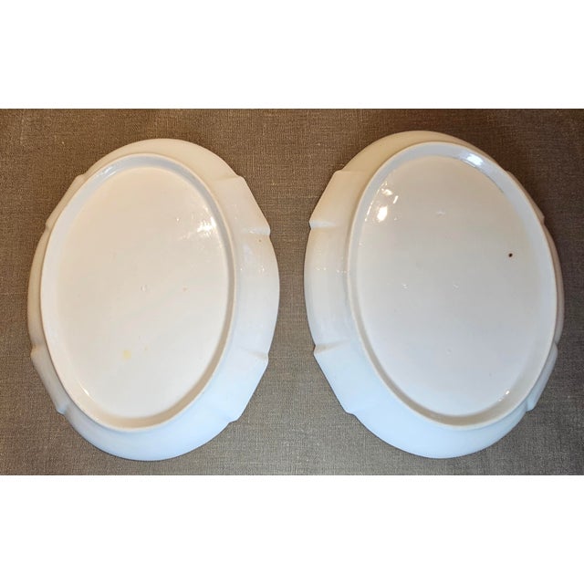 Early 19th Century Old Paris Porcelain Oval Bowls - Set of 2 For Sale In Charlotte - Image 6 of 12